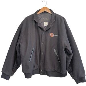 Ford Motor F150 Classic Collaboration Harley Davidson Wool Jacket Canada Large